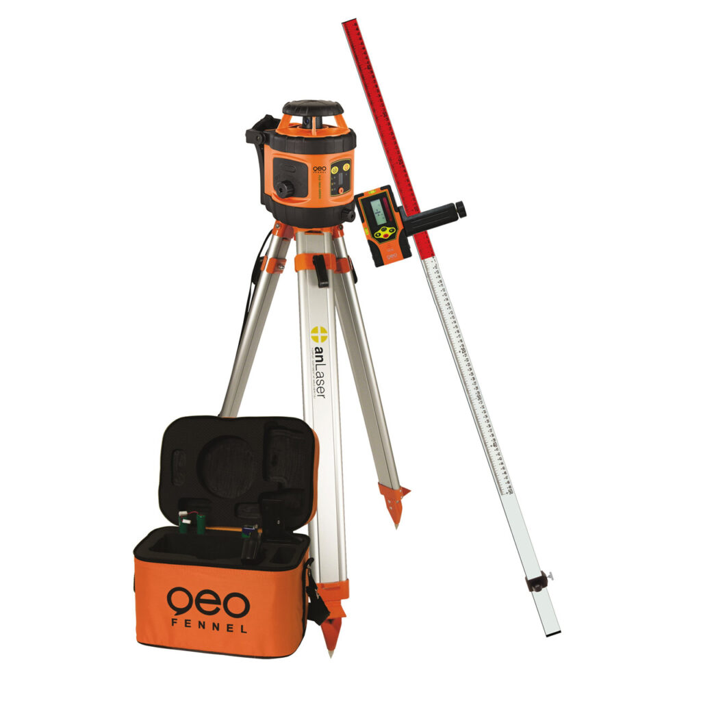 geoFENNEL Rotationslaser FLG 190 A GRØN komplet