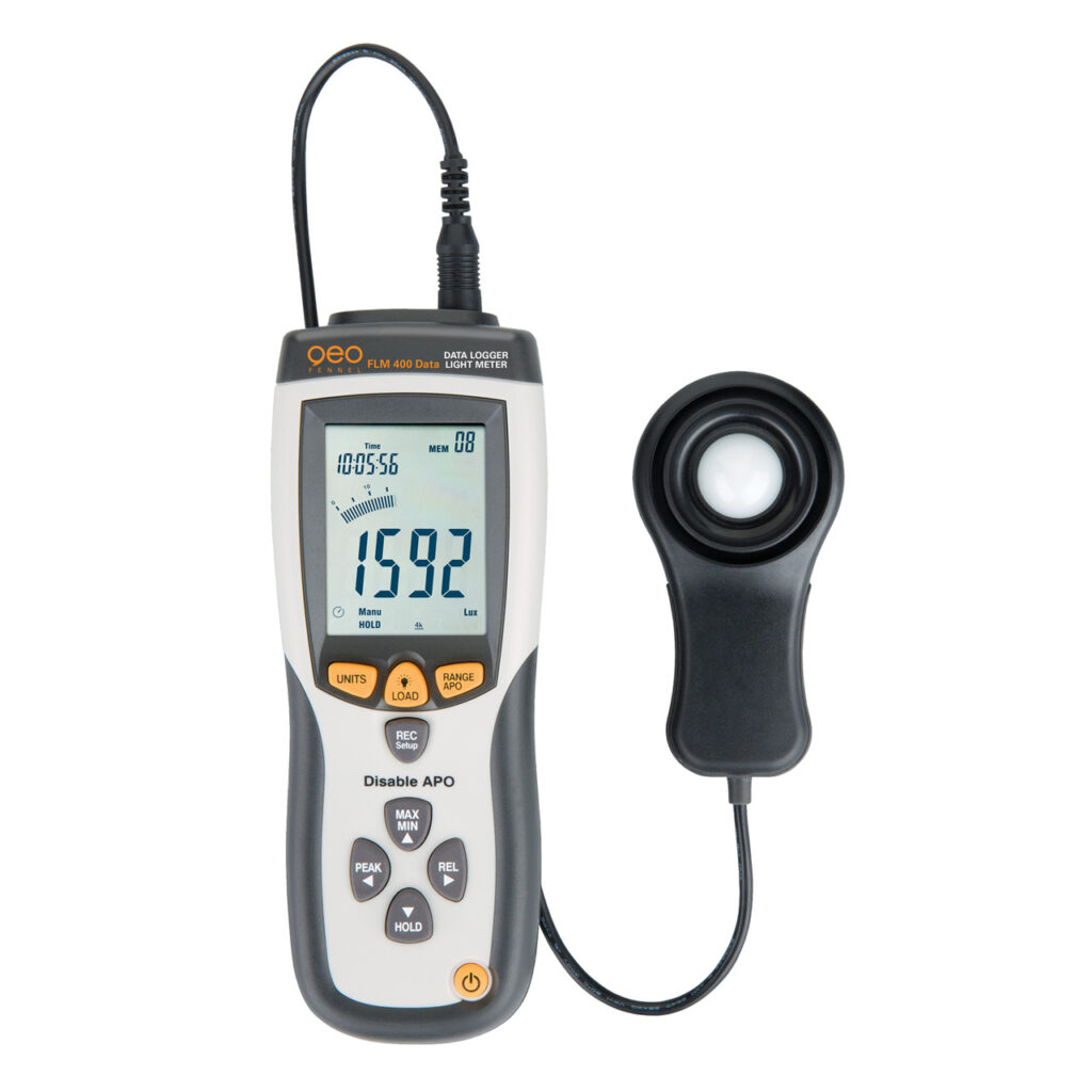 geoFENNEL Lysmåler FLM 400 Data